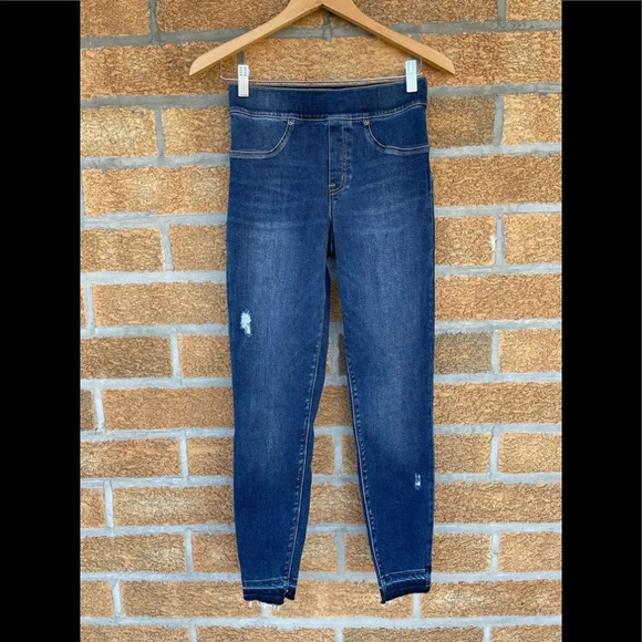 Spanx Distressed Ankle Skinny Jeans small - Picture 1 of 8